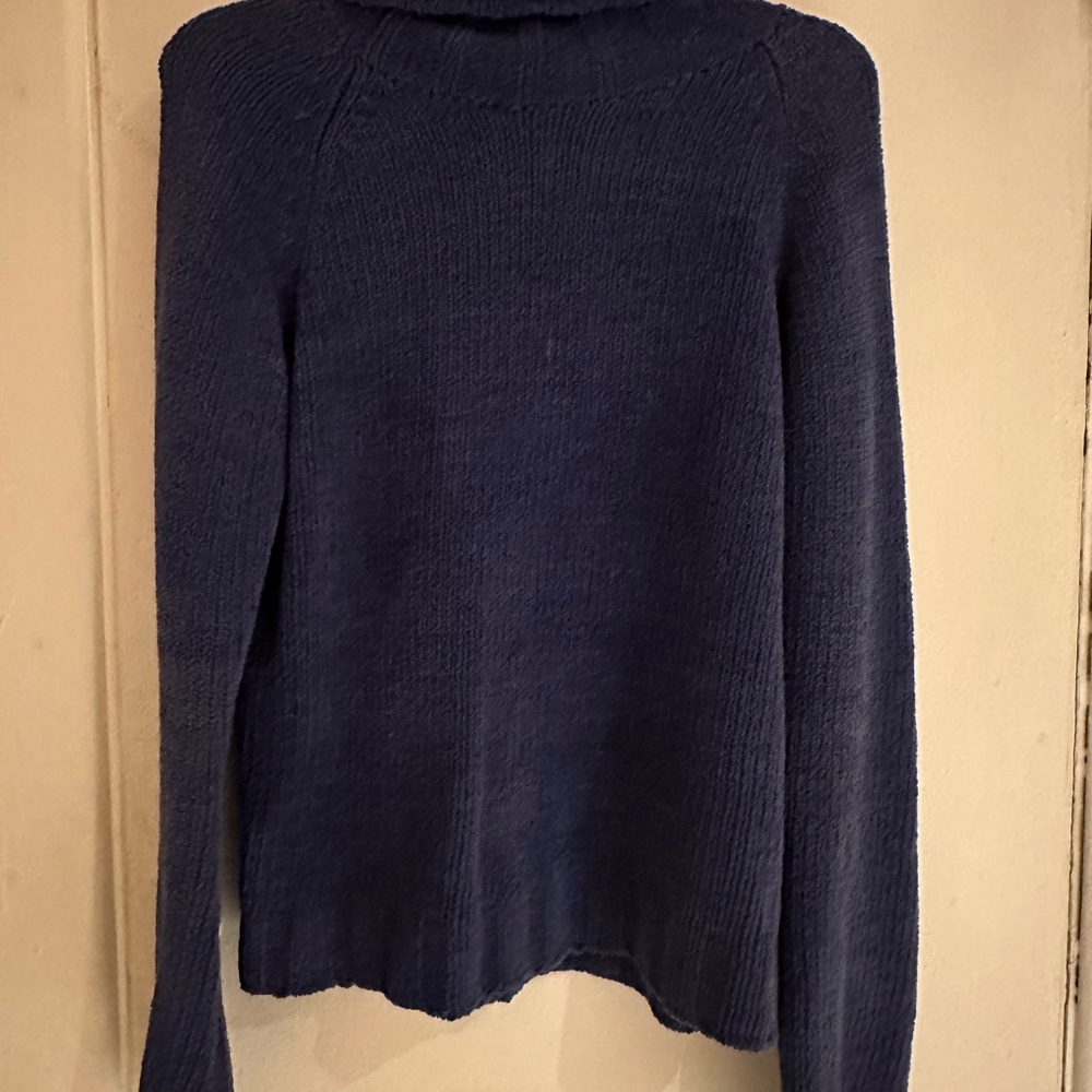 Jacob Blue Cowl Neck Sweater